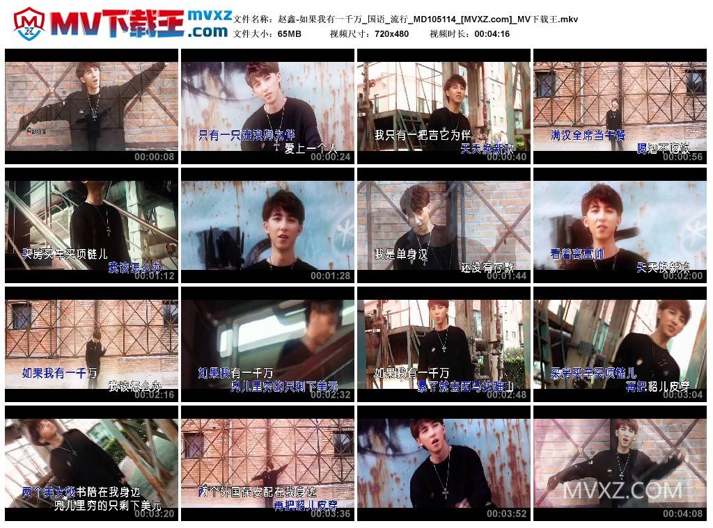 赵鑫-如果我有一千万_国语_流行_MD105114